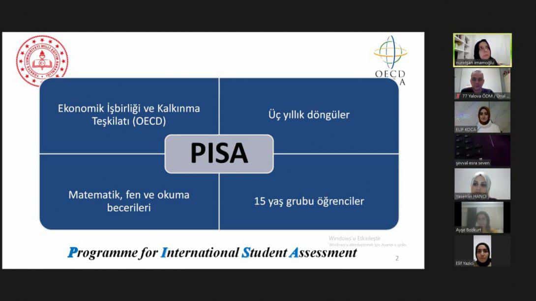 PISA Kapsamında Öğretmenlere Yönelik Motivasyon ve Bilgilendirme Toplantısı Yapıldı